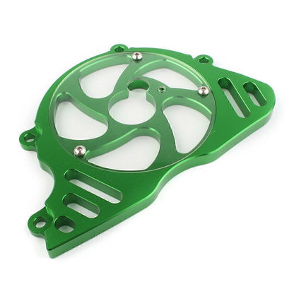 CNC Front Sprocket Chain Guard Cover for Kawasaki Z1000 (2010–2017) - Green