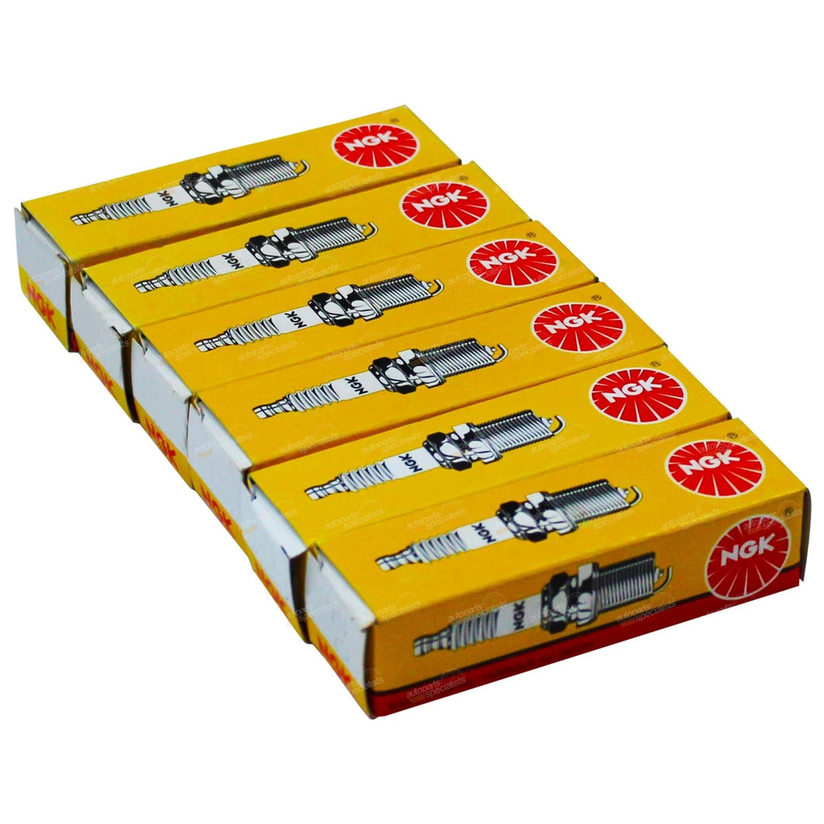 Set of 6 NGK Spark Plugs for BMW 733i E23 (1980–1982)