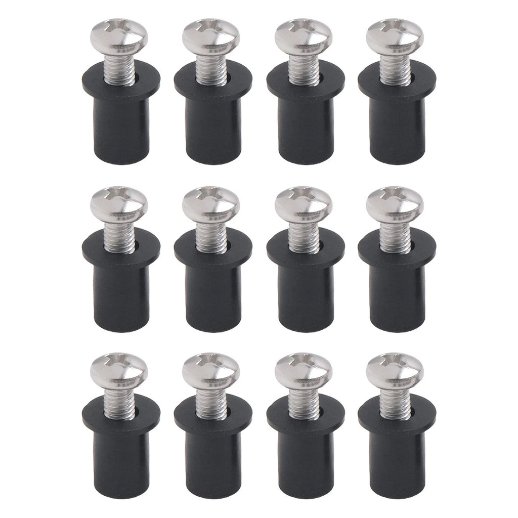 12PC Rubber Nuts Kit for Canoes and Boats (Universal)