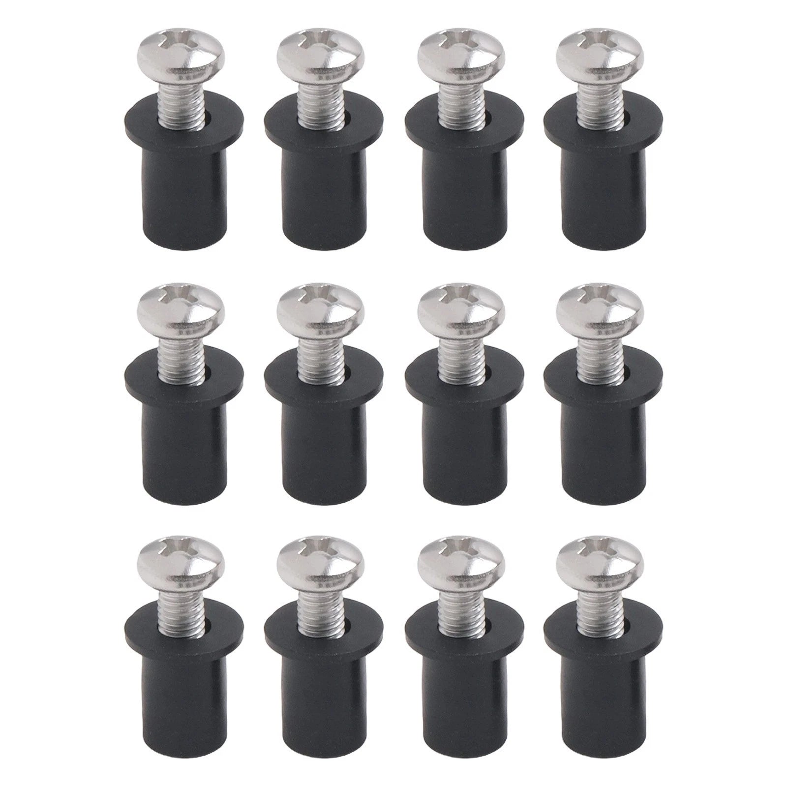 12PC Rubber Nuts Kit for Canoes and Boats (Universal)