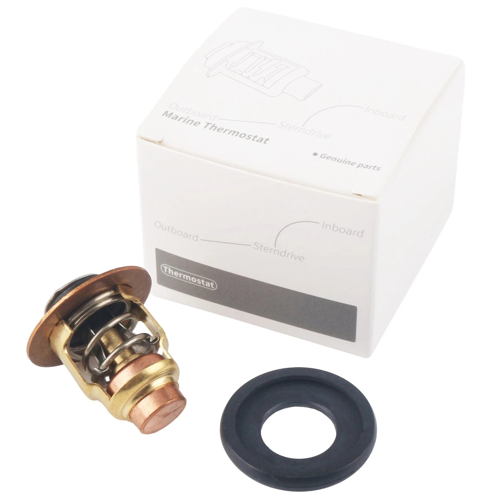 Thermostat with Seal for Yamaha 4 Stroke 20 25 HP (F20, F20F, F20G, F25G) 6FM-12411-00-00