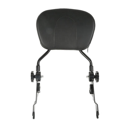 Adjustable Detachable Sissy Bar & Backrest Pad for Harley Touring (2009–2026)
