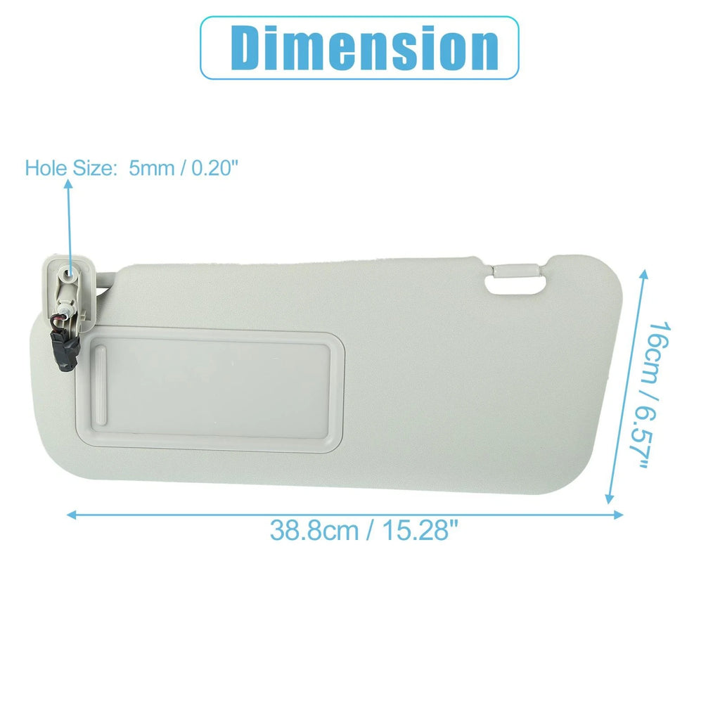 Front Left Sun Visor Replacement for Mazda 3 (2010–2013)