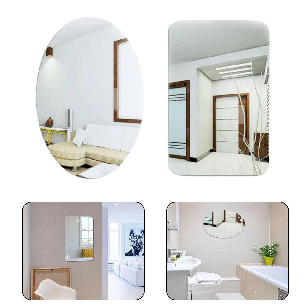 2X Decorative Mirrors for Bedroom Bathroom (No Part Numbers Supplied)