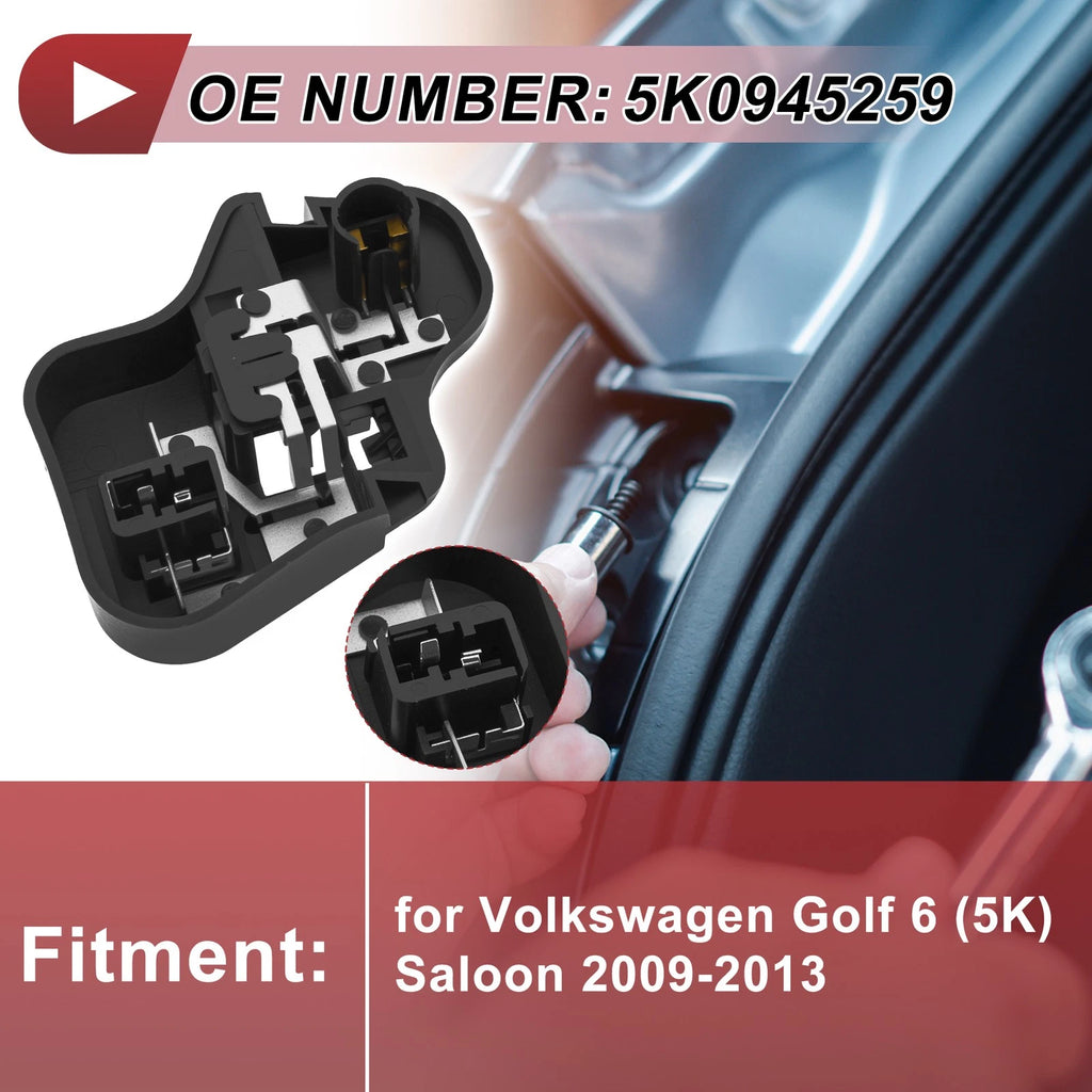 Left Taillight Light Socket Replacement for Volkswagen Golf 6 Saloon (2009–2013)