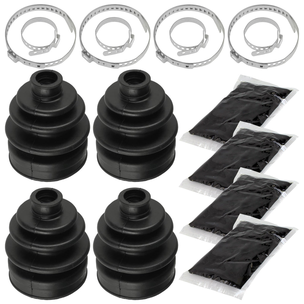 Front Axle CV Boot Kit Outer Inner for Kawasaki Prairie 650 KVF650 (2002–2003)