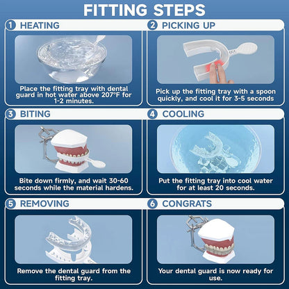 Custom-Fit Dental Night Mouth Guard for Teeth Grinding (Universal Fit)