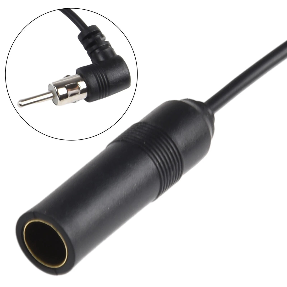 Antenna Adapter for Car Audio (Wear Resistant, Black Color)