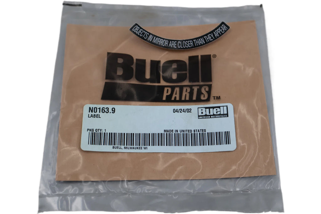 Mirror Decal Label for Buell (N0163.9)