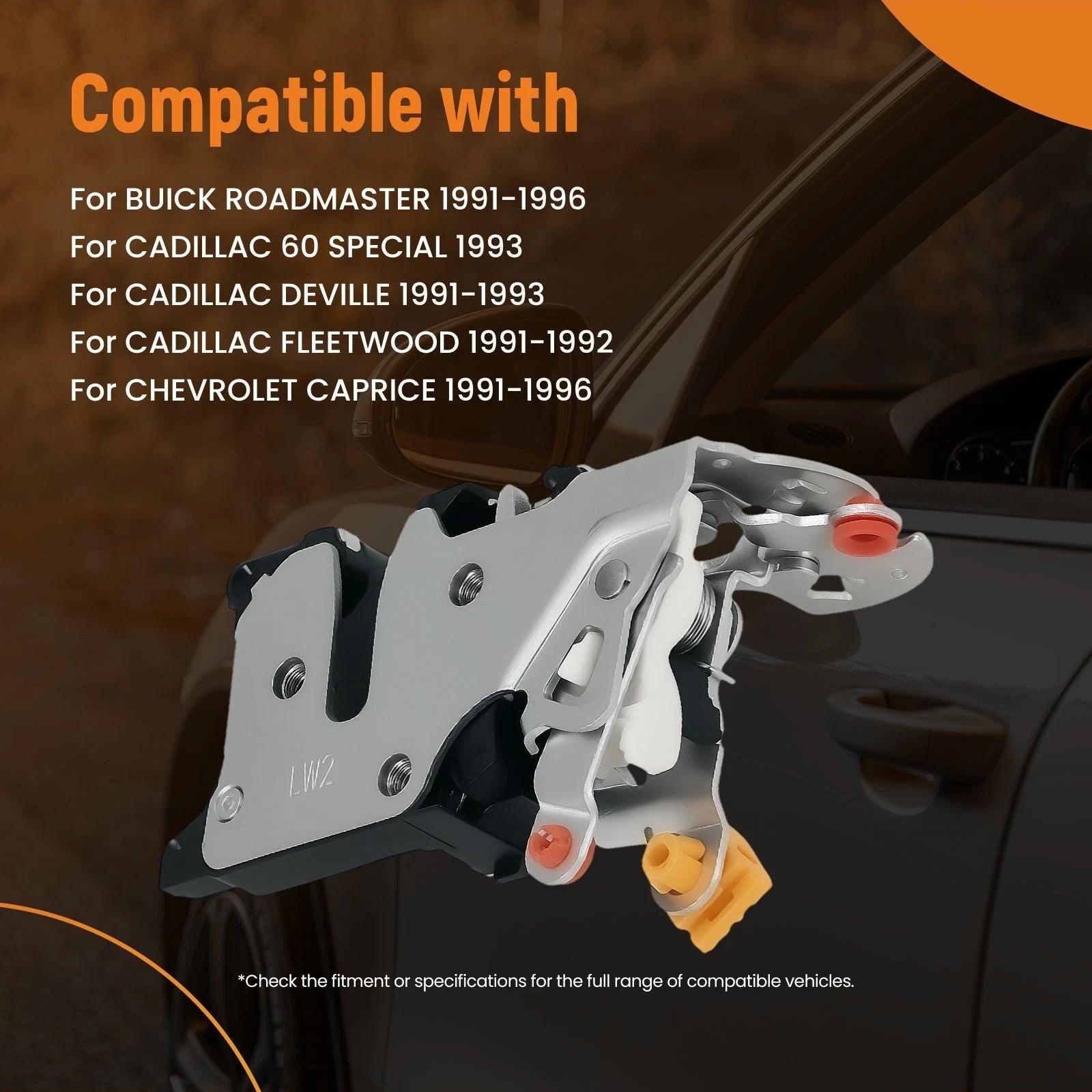 Door Latch Assembly for Buick Roadmaster (1991–1996) 15111447 Front Left