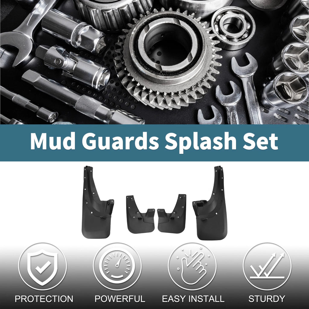 Mud Flaps Splash Guards 1 Set Replacement for Toyota 4Runner (2003–2009)