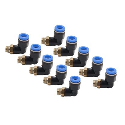 10pcs G 1/8'' L Fitting Connector Tube 8mm for Tire Changer Machine