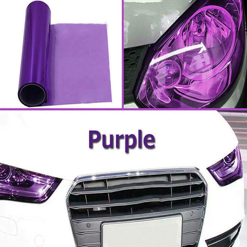 Smoke Headlight Film for Universal Vehicles (1 Roll)