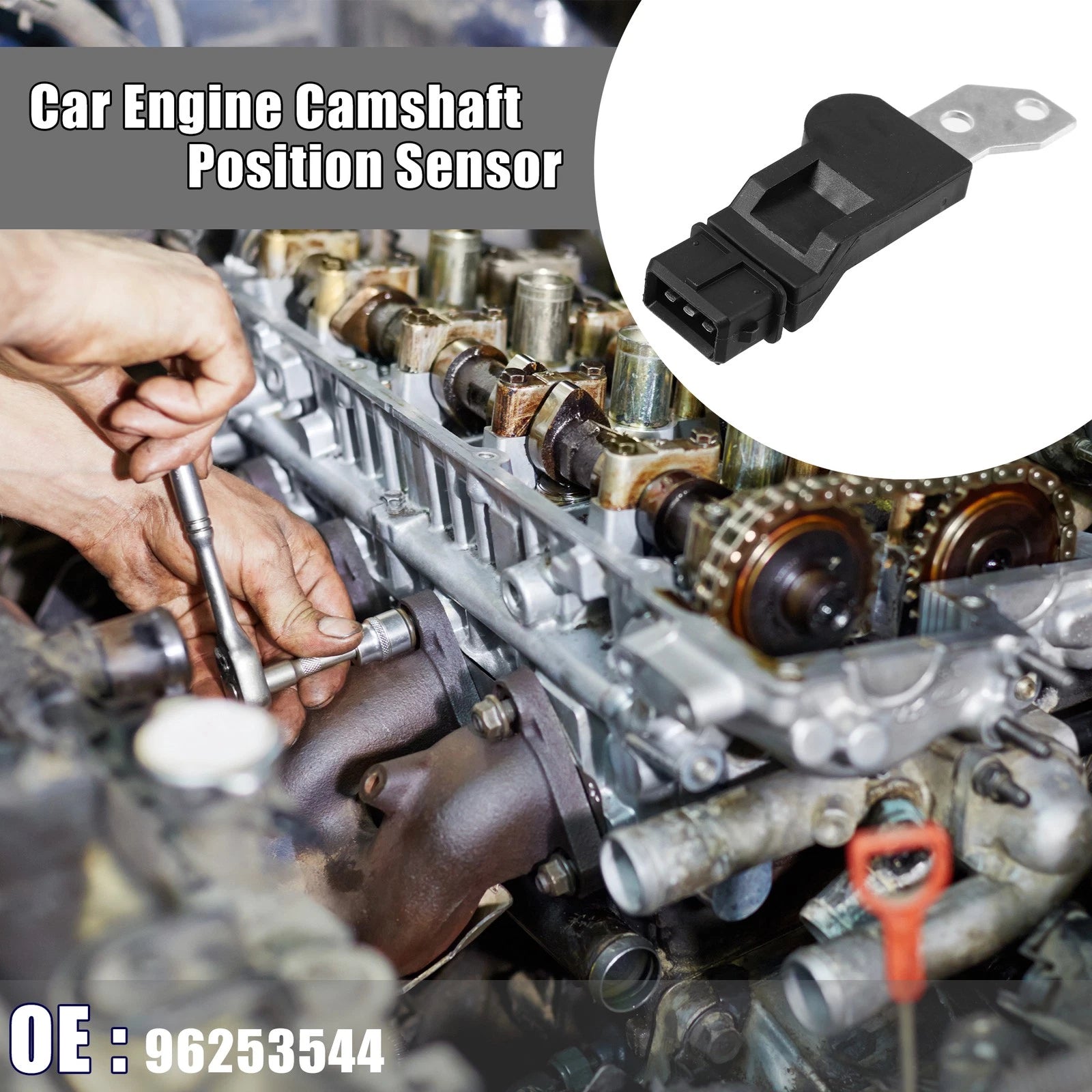 Car Engine Camshaft Position Sensor Replacement for Chevy Aveo 1.6L (2004–2008)