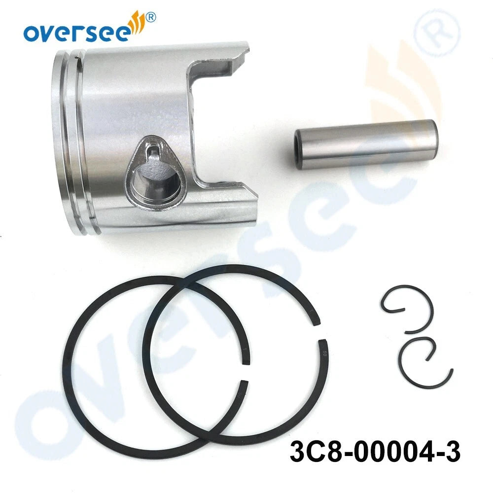 Piston Kit +0.5MM for Tohatsu 40 50HP M40D M50D (3C8-00004-3, 779-96152)