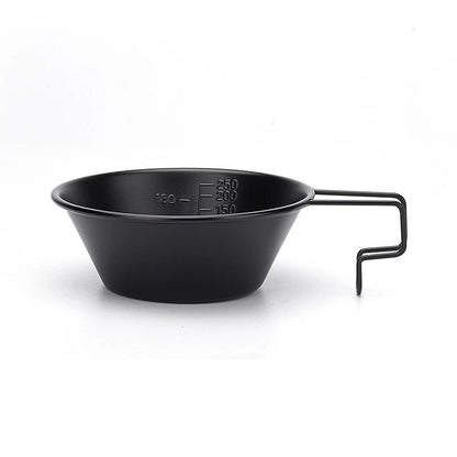 Heat Resistant Nonstick Stainless Steel Bowl for Camping and Adventure