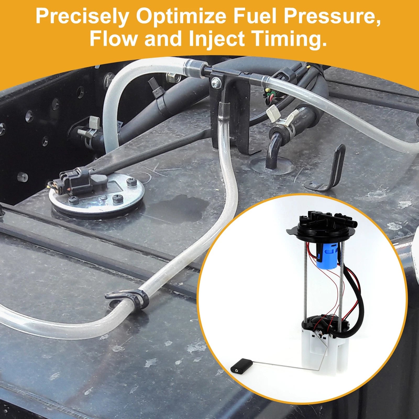 Electric Fuel Pump Assembly for Chevy Silverado 1500 (2009–2013) Replacement