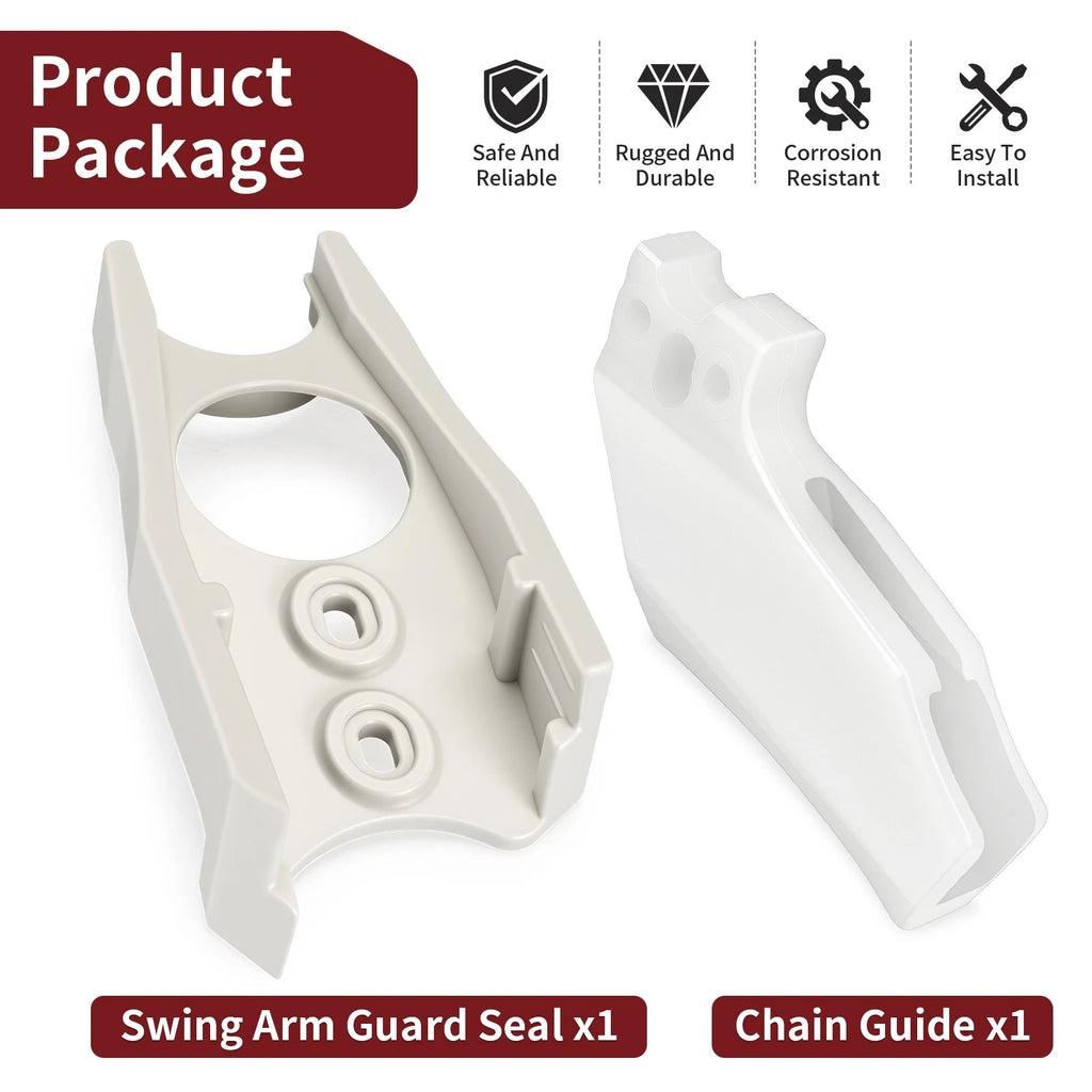 Chain Guide and Guard Seal for Yamaha YZ 125 250 490 (1LX-22151-00, 39W-22199-01)