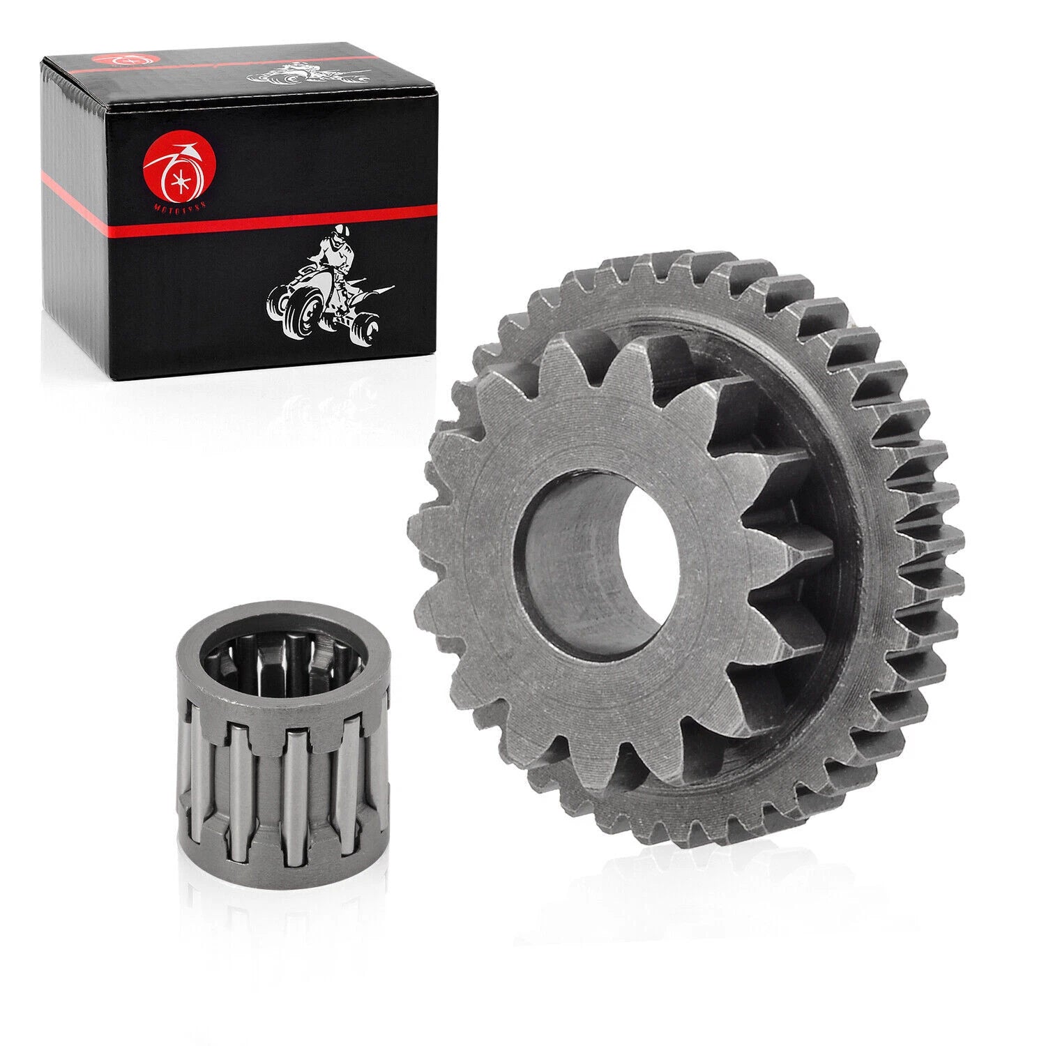 Starter Idler Gear + Bearing for Yamaha Grizzly 400 450 660 (2000–2014) 5GH-15512-00-00