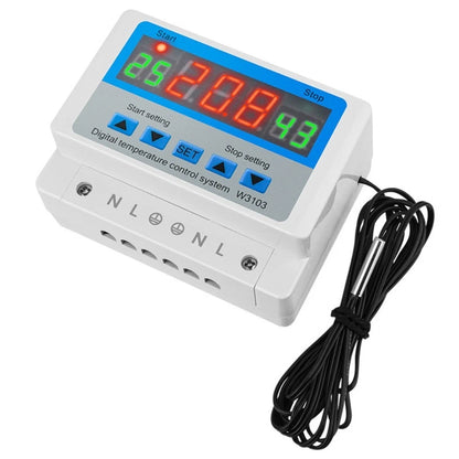 W3103 30A Digital Temperature Controller for Automotive (220V)