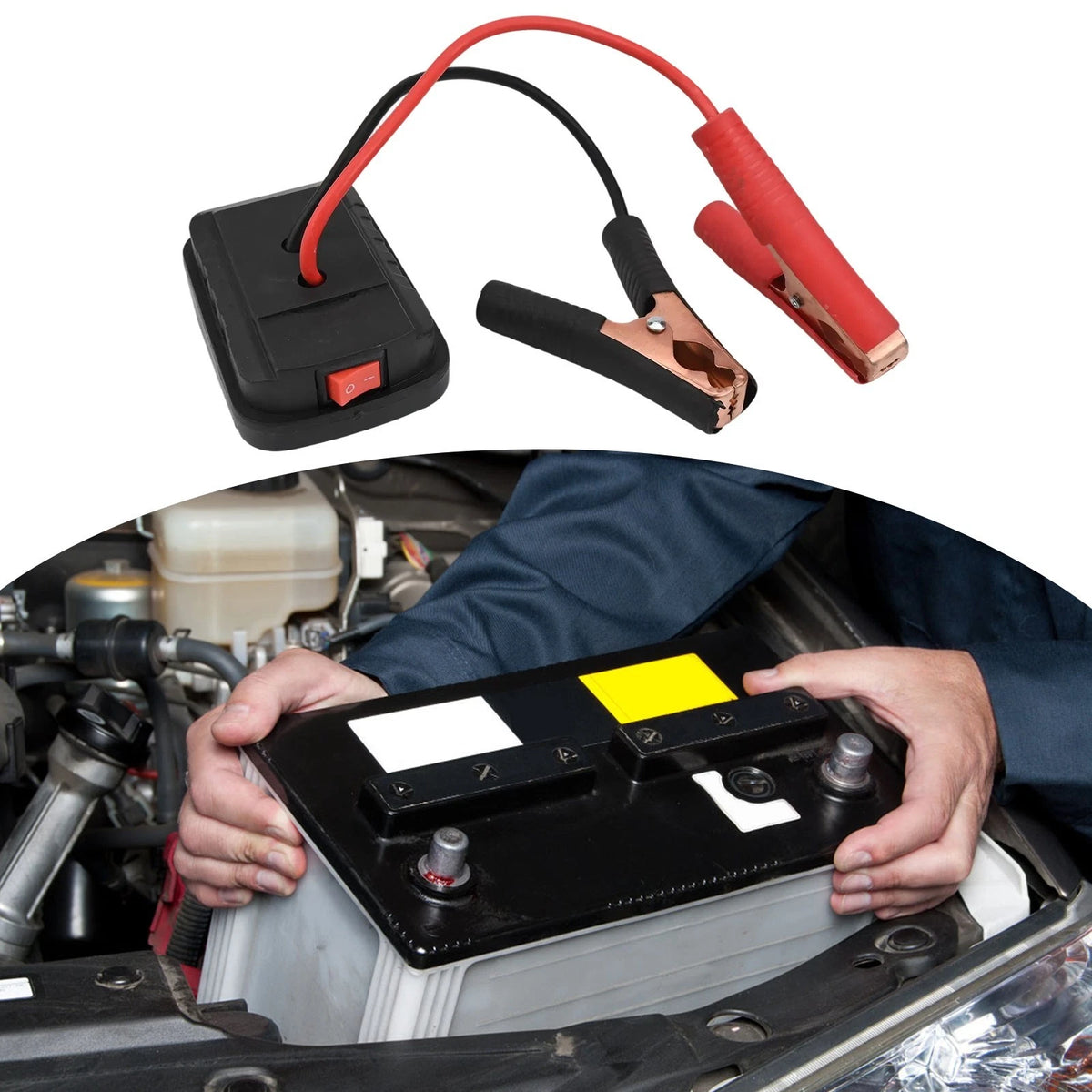 Jump Start Cable for Various Tools and Cars (Compatible)