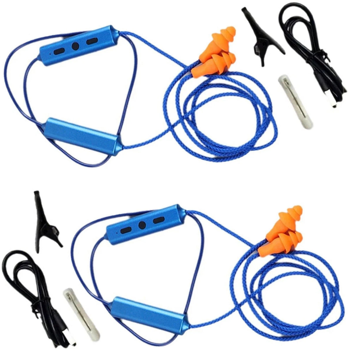 Bluetooth Ear Plugs for Construction & Woodworking (Noise-Isolating)