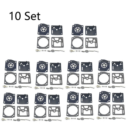 10x Carburetor Gasket Overhaul Kit for Stihl MS440 044 Chainsaw (RB-36)