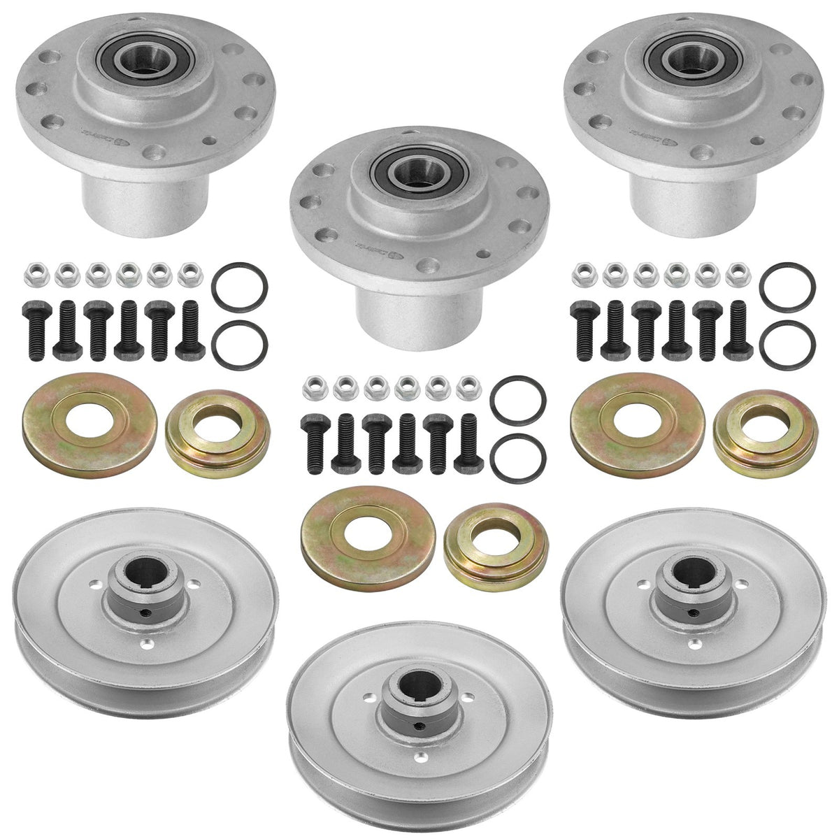 Deck Spindle with Pulley 48 Inch Replacement for Exmark Toro (2000–2019)