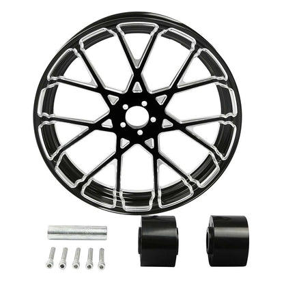 18" x 3.5" CNC Front Wheel Rim Dual Disc Hub for Harley Road Glide (1997–2021)