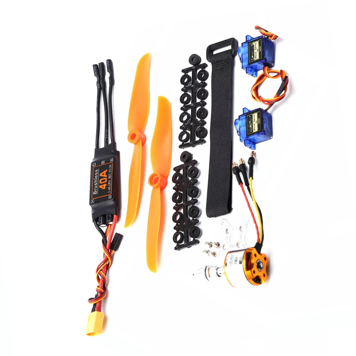 2200KV Brushless Motor Kit with 40A ESC for RC Plane (Replacement)