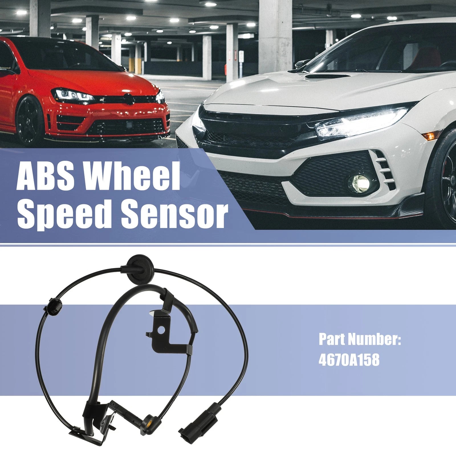 Rear Right ABS Wheel Speed Sensor Replacement for Mitsubishi Outlander (2007–2009)