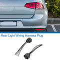 Rear Light Wiring Harness Plug for Audi TT 8J (2006–2014) Black 2 Pack