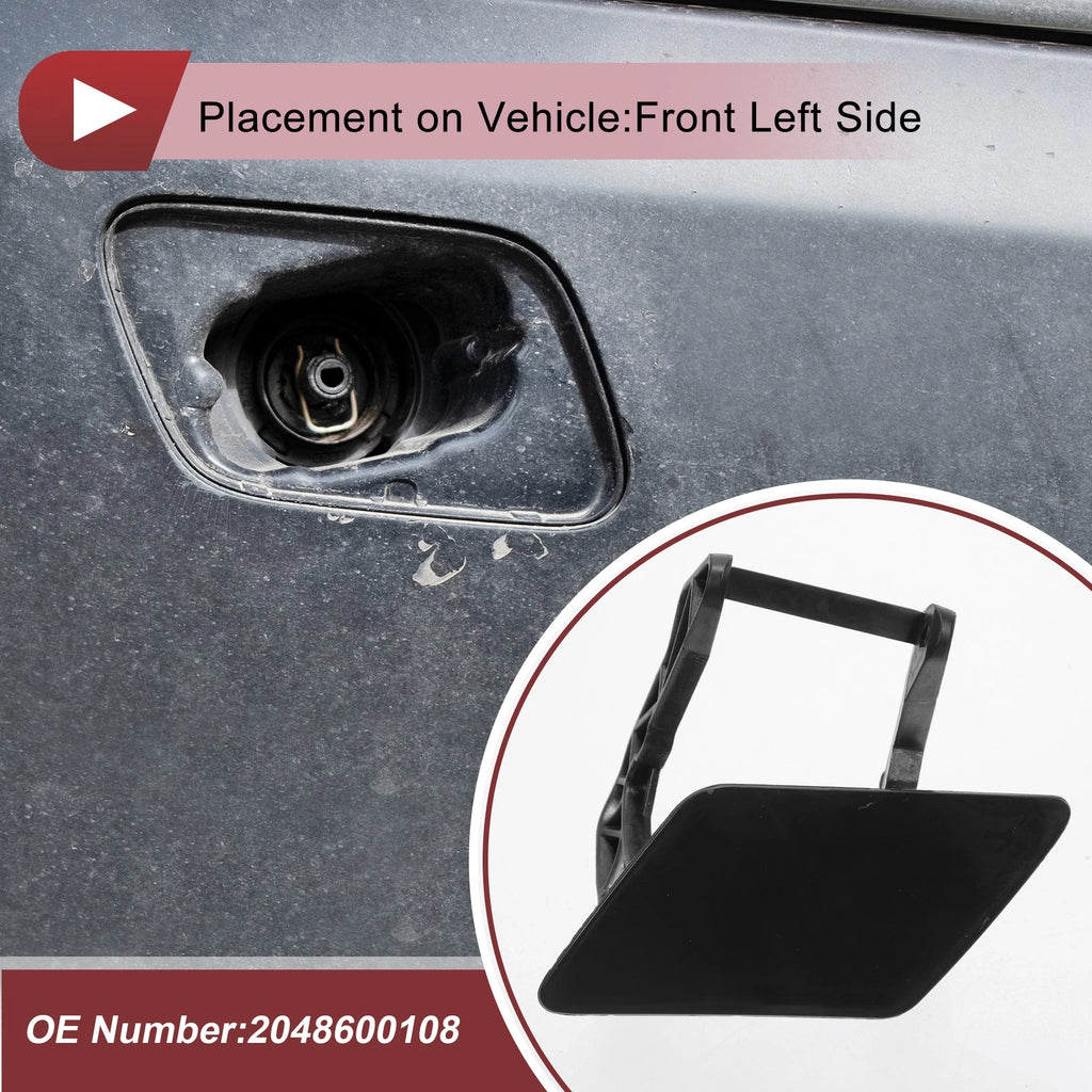 Front Left Washer Nozzle Cover Cap Replacement for Mercedes-Benz GLK350 (2010–2015)