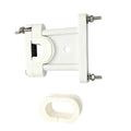 Antenna Base Mount Bracket for Marine Navigation (Adjustable, White Nylon)