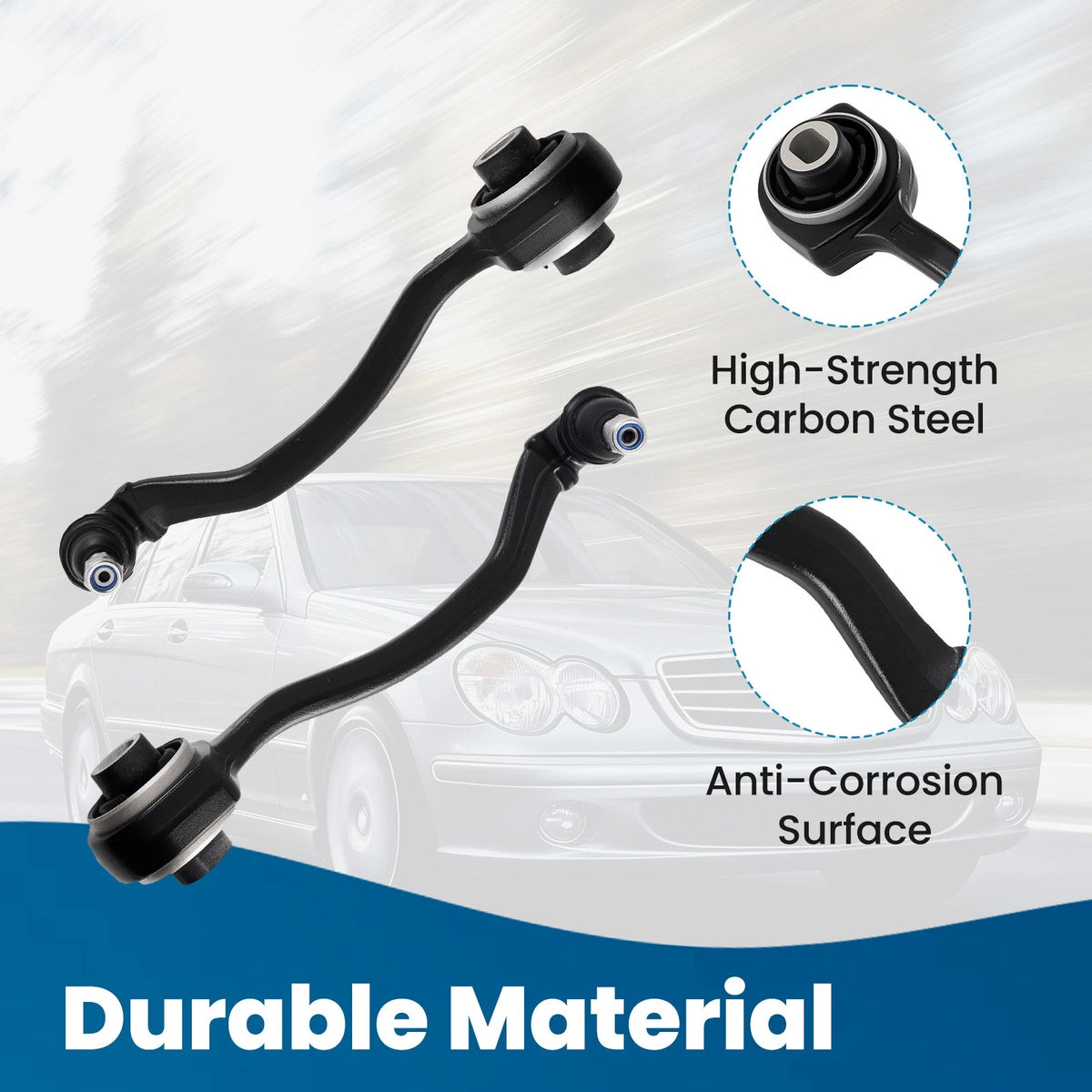 10x Front Control Arm Tie Rod for Mercedes Benz CLK500 C-Class (2001–2009)
