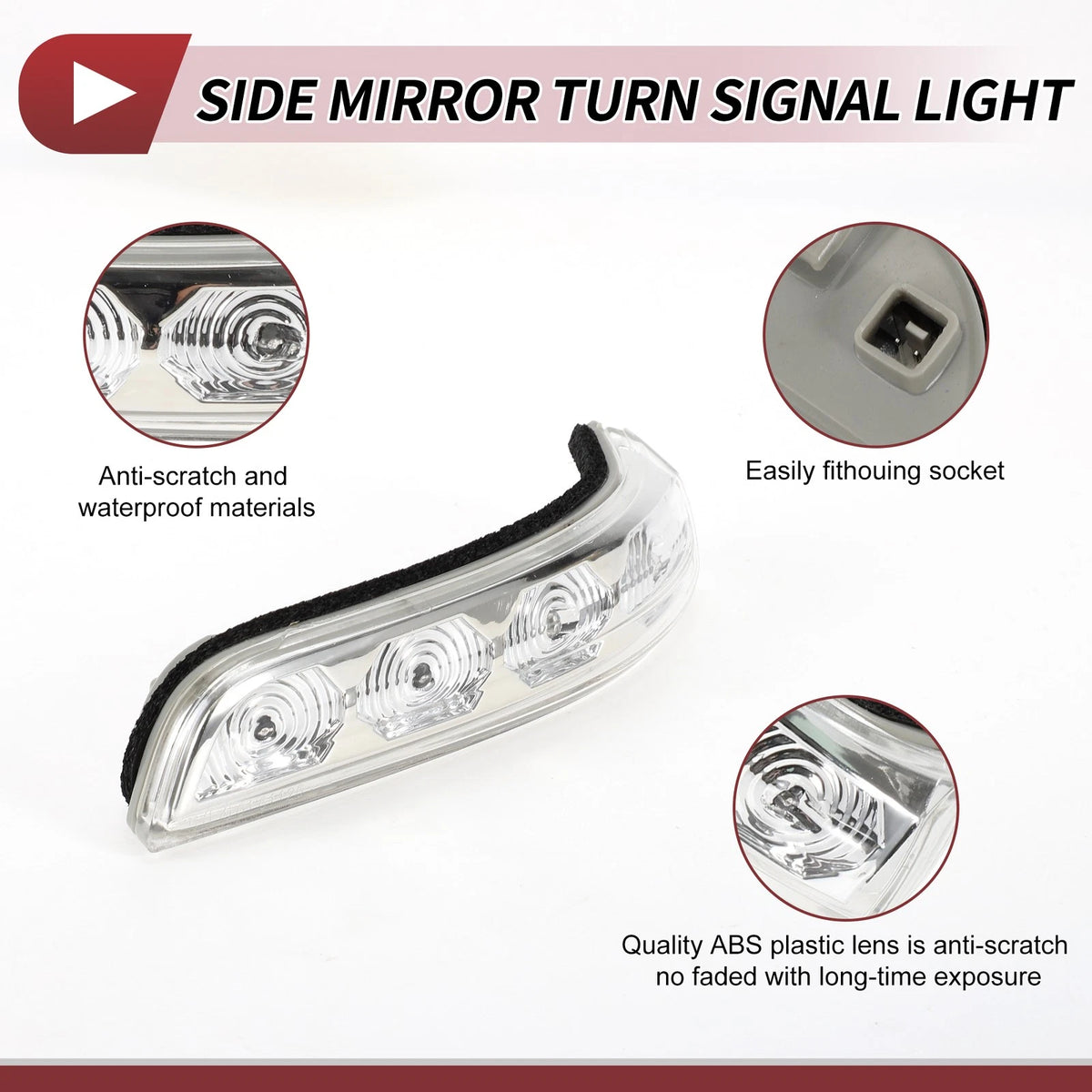 LED Turn Signal Light for Hyundai I30 (2009–2012) Left No. 876132L600