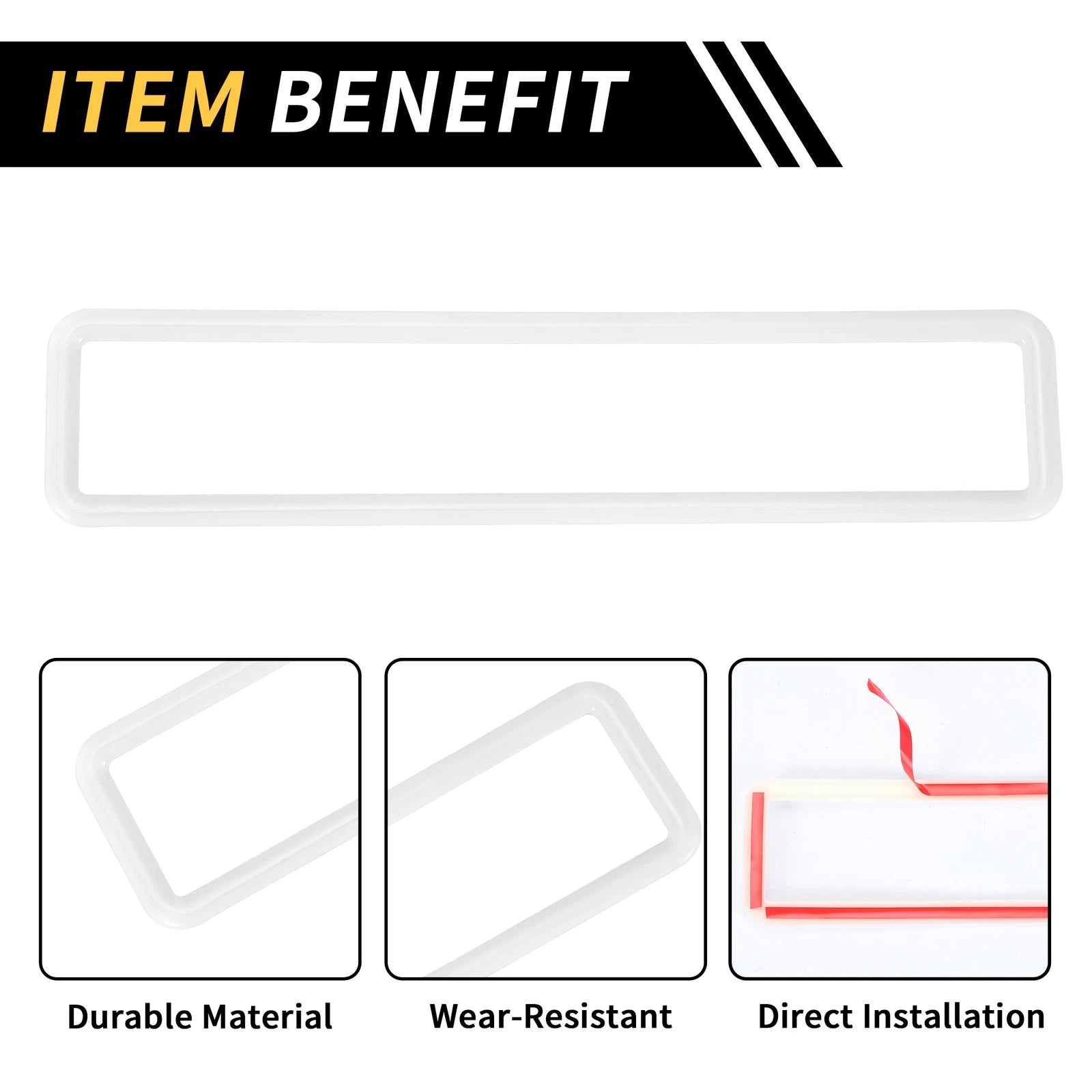 Emergency Light Switch Panel Trim for Jeep Wrangler JK (2011–2017) White