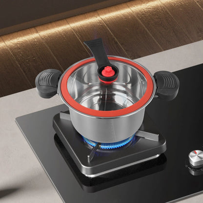3.5L Nonstick Pressure Cooking Pot for Fast Cooking