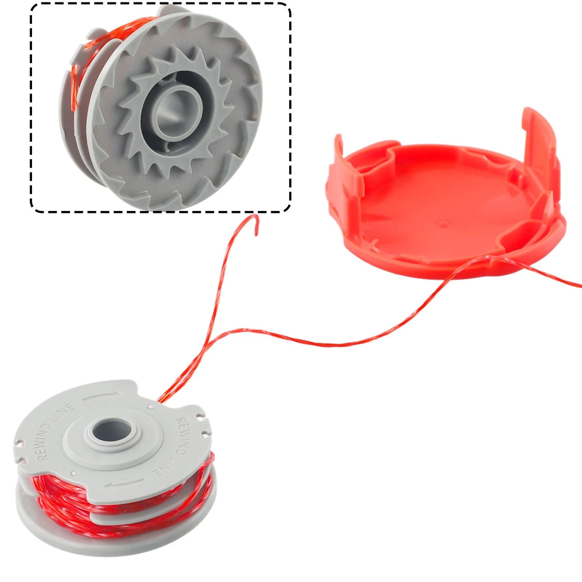 Double Autofeed Spool & Line Set for Flymo