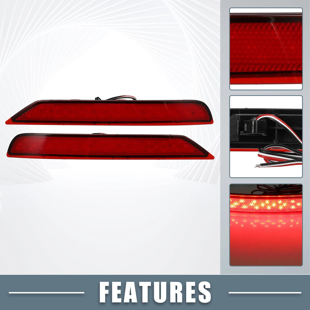 Rear Bumper Reflector LED Tail Light Replacement for Subaru Forester (2014–2018)
