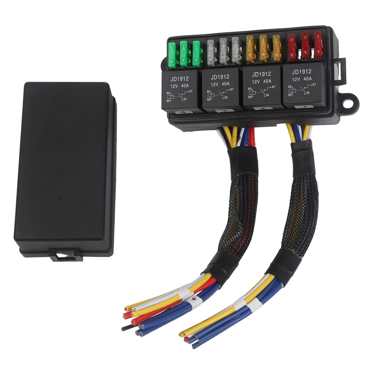 12-Way Fuse Relay Box for Automotive (12V)