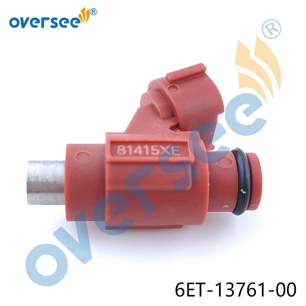 6X Fuel Injector for Yamaha Waverunner FZR FZS FX SVHO GP1800 SX195 (2010–2023)