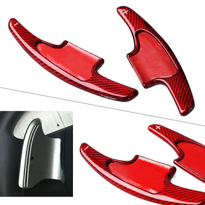 Steering Wheel Shift Paddle Shifter Extension for Honda (2018) Carbon Fiber Red