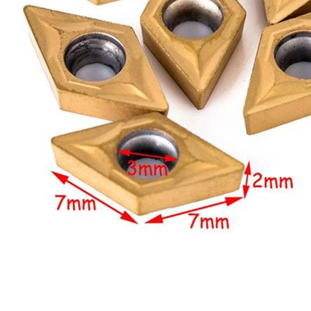 4X 12mm Lathe Boring Bar Holder Kit with 10 DCMT Inserts