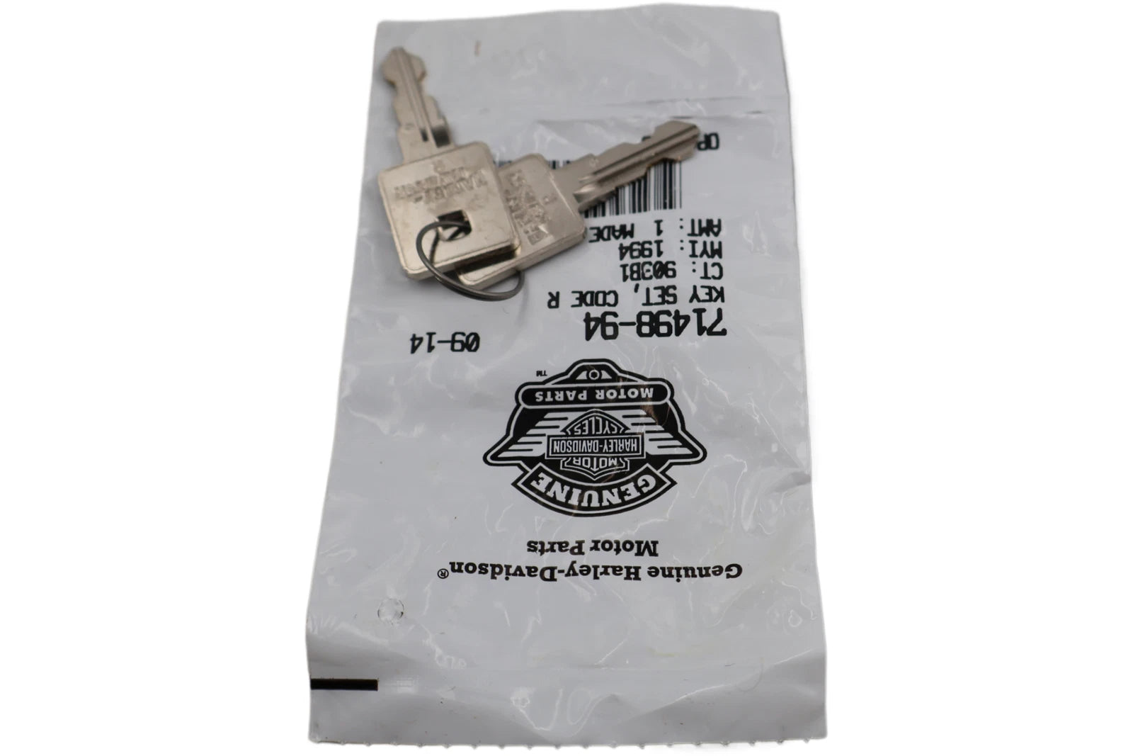 Key Set for Harley-Davidson Sportster XL (71498-94)