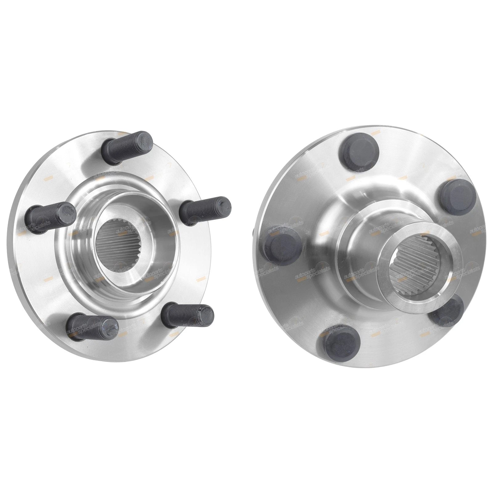 2X Front Bare Wheel Bearing Hubs for Subaru Outback (1996–2003)