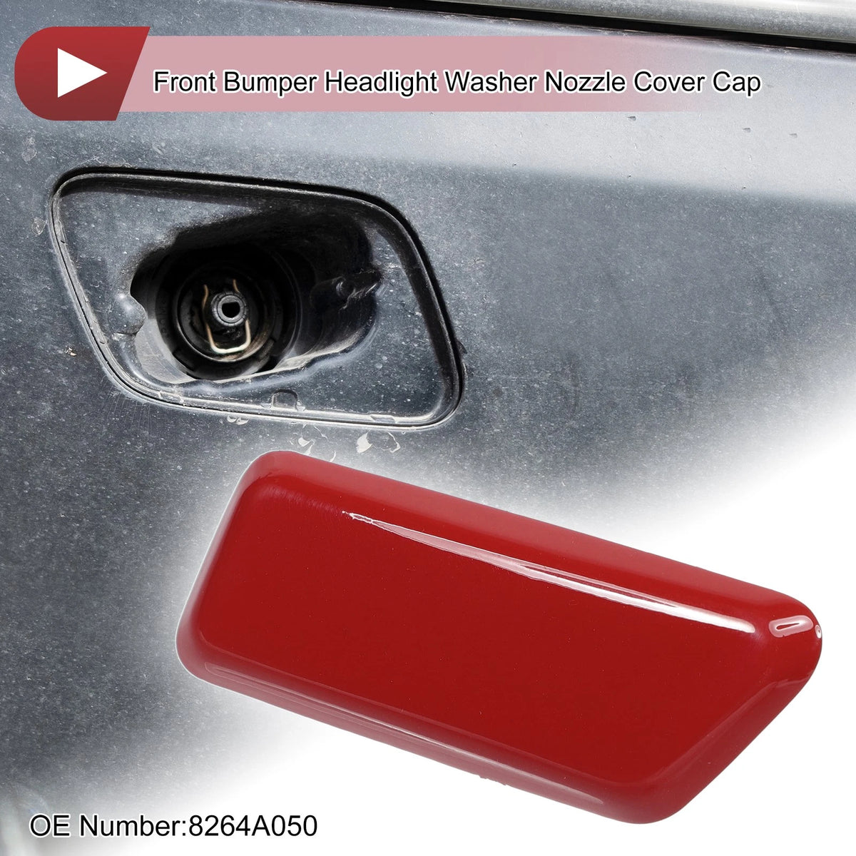 Windshield Washer Nozzle Cover Front Right for Mitsubishi Outlander (2006–2018)