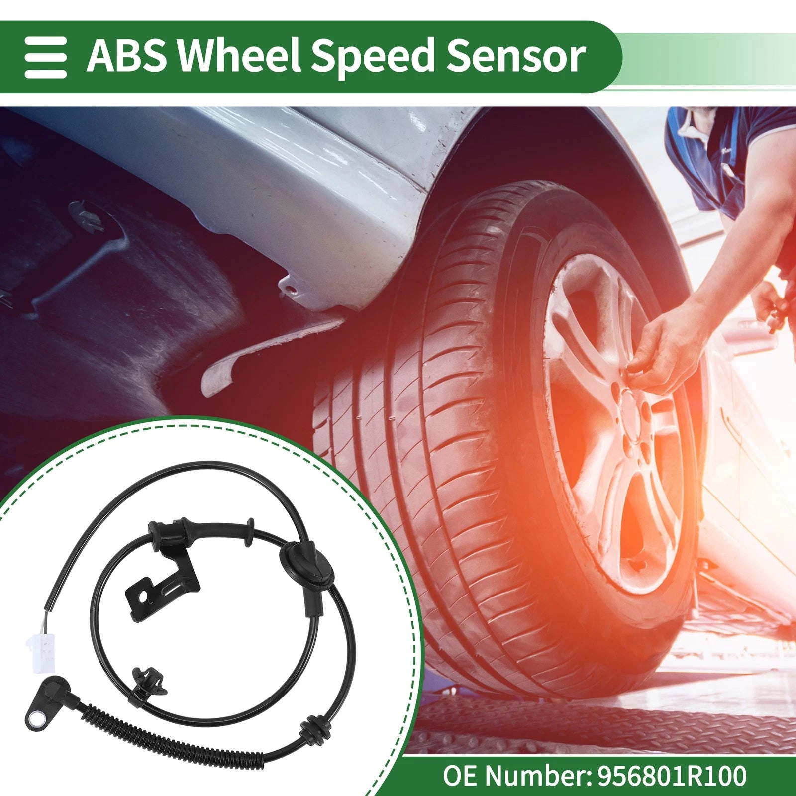 ABS Wheel Speed Sensor Replacement Right for Hyundai Accent (2013–2017)