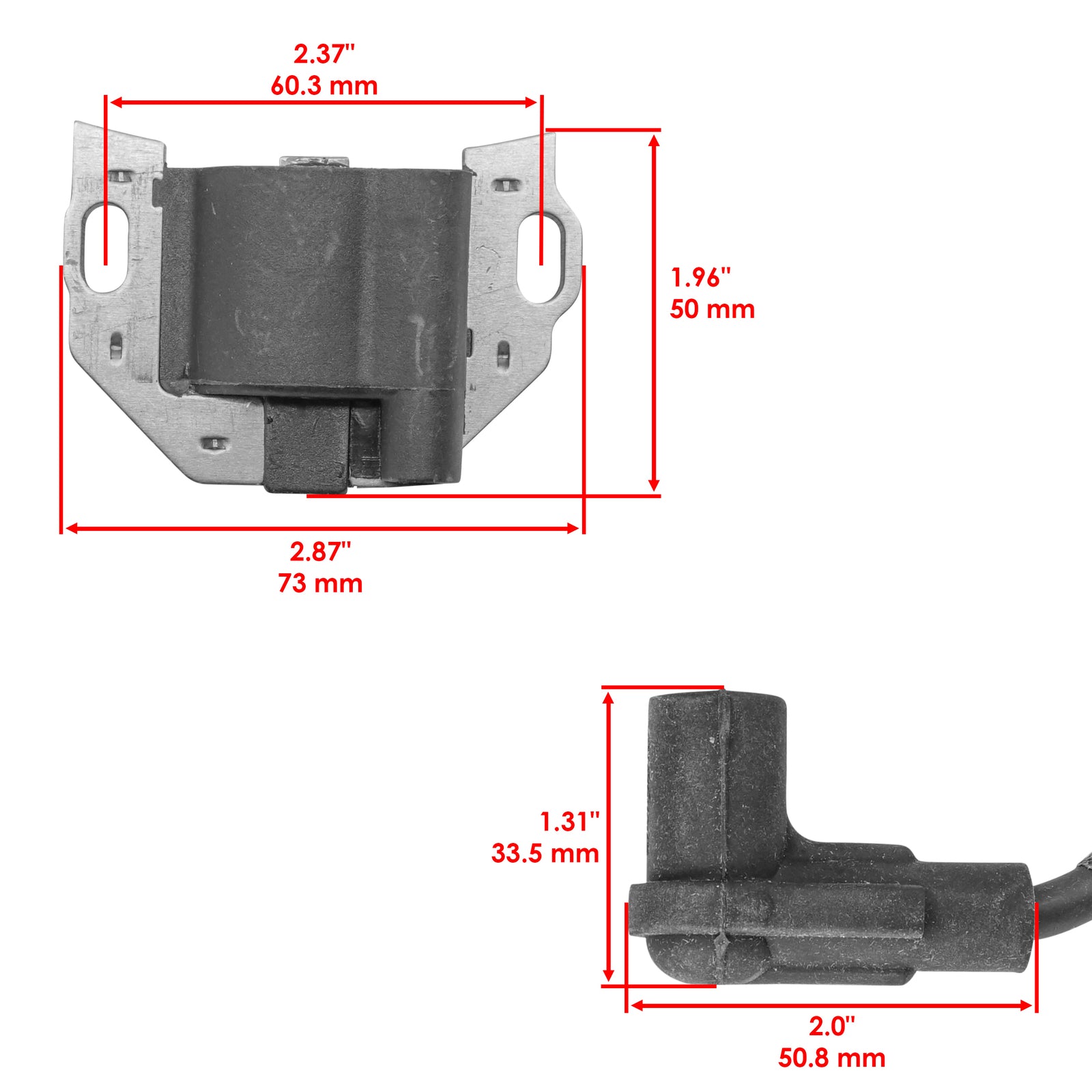 Ignition Coil Replacement Set for Cub Cadet RZT 50 (2007–2018)