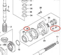 Lower Unit Oil Seal & O-ring Set for Suzuki Outboard Engine (09282-25001, 09280-92004)